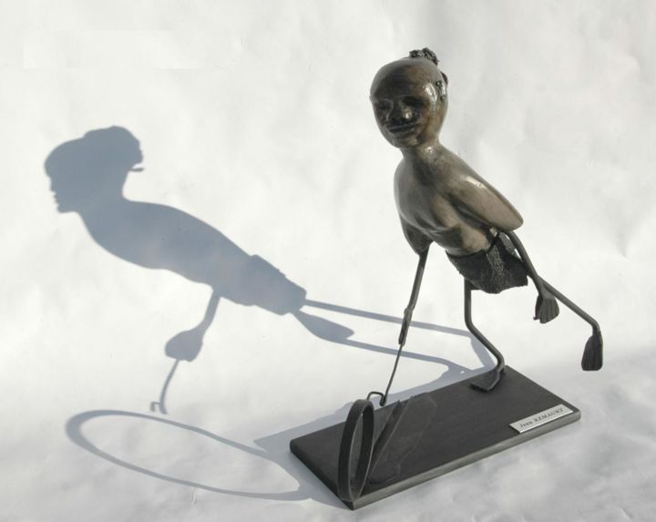 雕塑 标题为“Sa trace” 由Jean Remaury, 原创艺术品, 金属