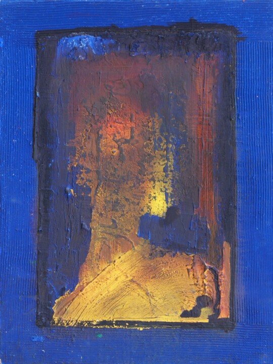 Malerei mit dem Titel "Silhouette" von Jean-Roch Focant, Original-Kunstwerk, Acryl Auf Holzplatte montiert