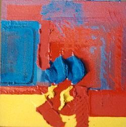 Картина под названием "7 août 2001" - Jean-Roch Focant, Подлинное произведение искусства, Акрил Установлен на Деревянная пан…