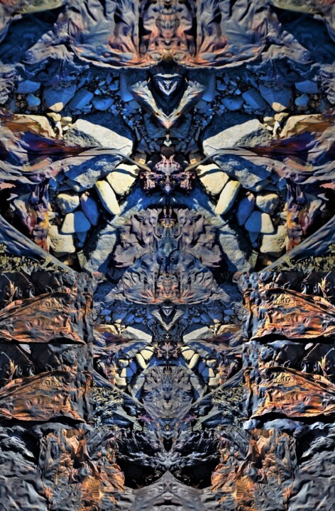 Photographie intitulée "Totem de l'ange 2" par Jean-Thomas Bédard, Œuvre d'art originale, Photographie numérique Monté sur C…