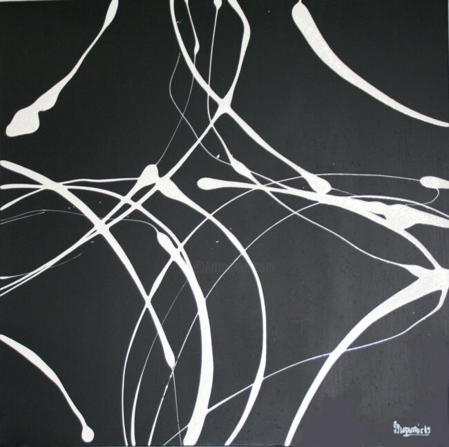 Painting titled "Neurones" by Jean-Yves Lega (LEGA), Original Artwork