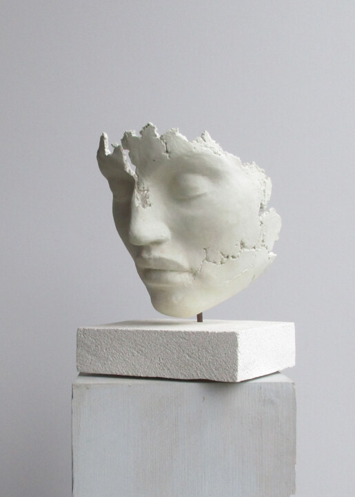 Sculpture titled "concrete art - scul…" by Jean-Yves Verne, Original Artwork, Cement