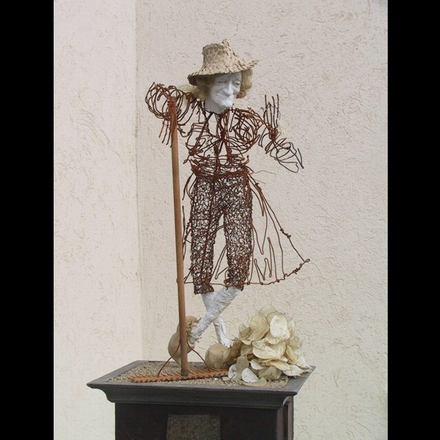 雕塑 标题为“voltaire - la candi…” 由Jean-Yves Verne, 原创艺术品, 混合媒体