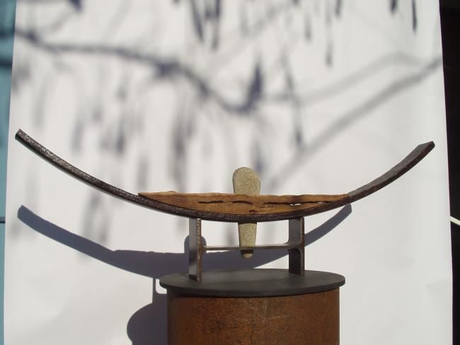 Sculpture titled "Zen" by Jean Barral Baron, Original Artwork