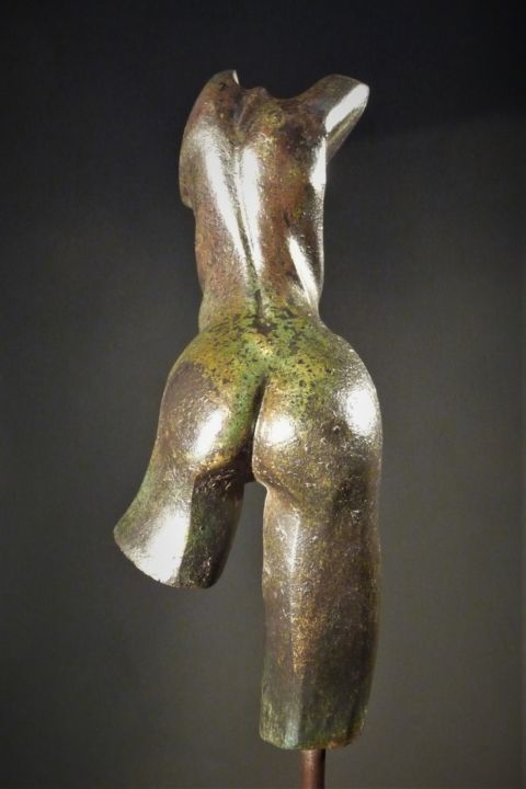 Scultura intitolato "Victoire 1 (bronze…" da Jean-Charles Ferrand, Opera d'arte originale, Colaggio