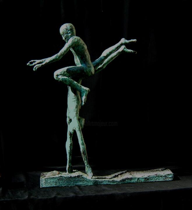 Sculpture intitulée "The Plungers" par Jeane Seah, Œuvre d'art originale, Bronze