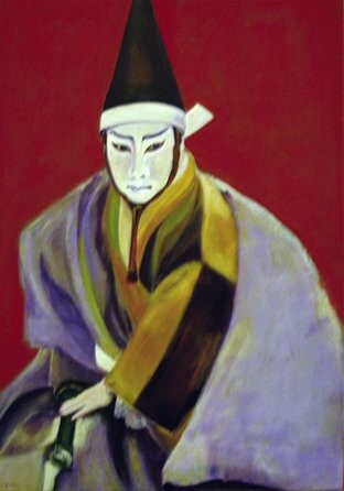 Painting titled "Kabuki 3" by Jeanie Castelli, Original Artwork
