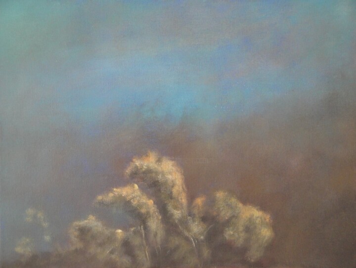 Painting titled "Paysage 89" by Jeanie Castelli, Original Artwork