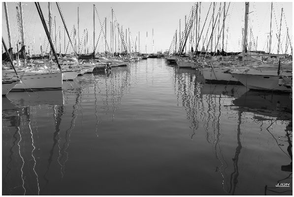 Fotografie mit dem Titel "Réflections marine" von Jeanjeandenice " Jjdn ", Original-Kunstwerk