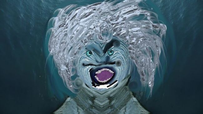 Pintura titulada "Water man" por Jeanjeandenice " Jjdn ", Obra de arte original