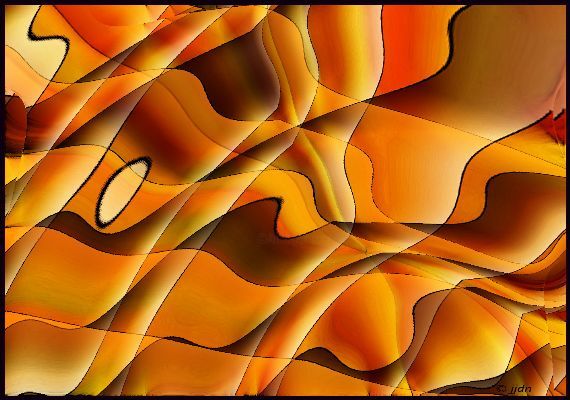 Arts numériques intitulée "Orangemix" par Jeanjeandenice " Jjdn ", Œuvre d'art originale, Peinture numérique