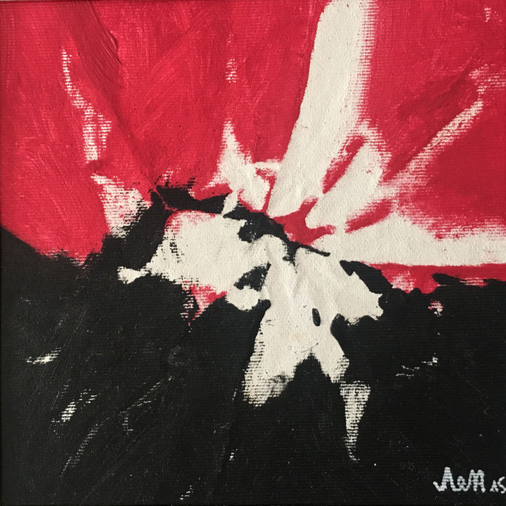 Peinture intitulée "Eruptions 2" par Jean-Luc Le Neindre, Œuvre d'art originale, Acrylique