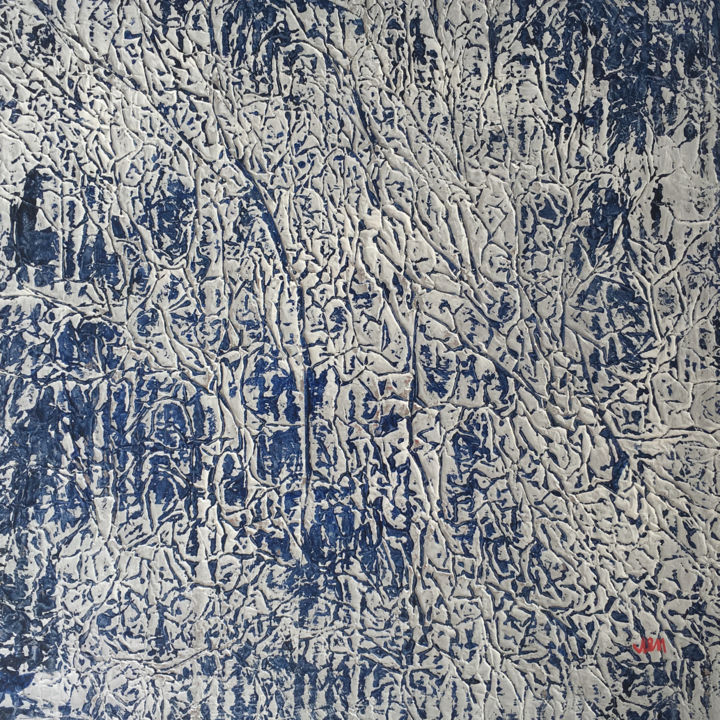 Peinture intitulée "Fumerolles" par Jean-Luc Le Neindre, Œuvre d'art originale, Acrylique
