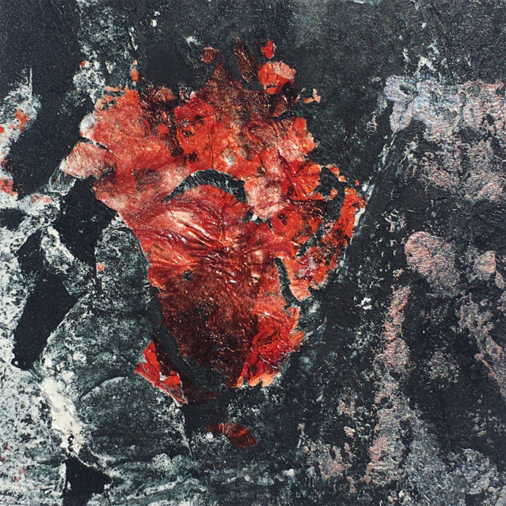 Pintura titulada "Rouge" por Jean-Luc Le Neindre, Obra de arte original, Acrílico