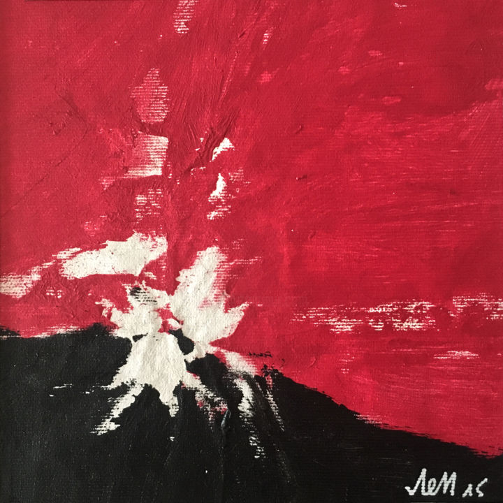 Pintura titulada "Eruptions 1" por Jean-Luc Le Neindre, Obra de arte original, Acrílico