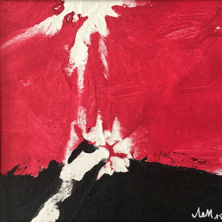 Peinture intitulée "Eruptions 3" par Jean-Luc Le Neindre, Œuvre d'art originale, Acrylique