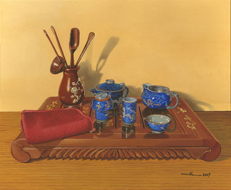 Peinture intitulée "Chadao" par Jean-Luc Bernard, Œuvre d'art originale, Acrylique