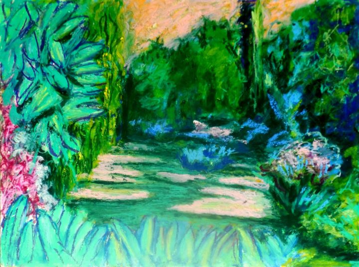 Painting titled "giverny6.jpg" by Jean Luc Grappin, Original Artwork