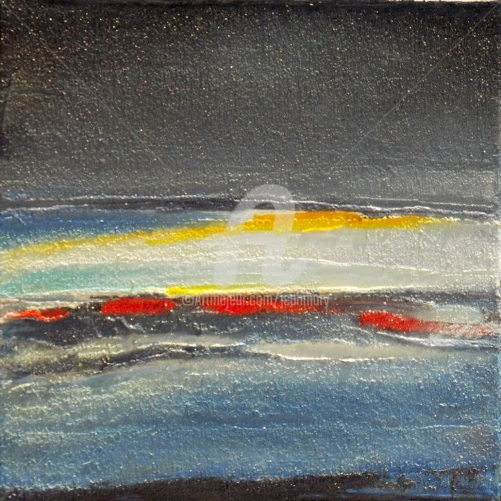 Malerei mit dem Titel "du temps à perdre" von Jean-Marie Renault, Original-Kunstwerk, Öl