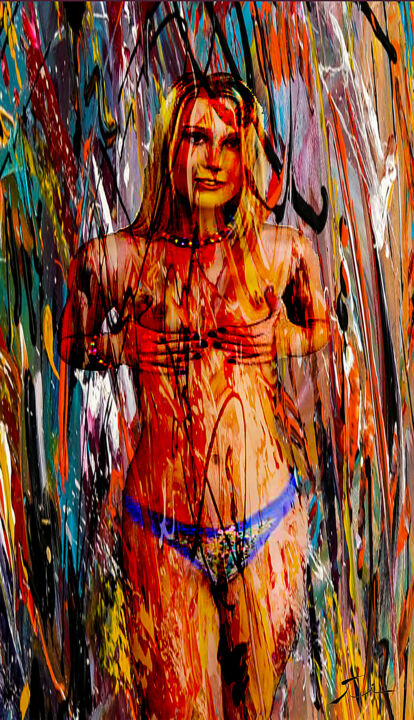 Digital Arts titled "ERONY" by Jeanmi, Original Artwork, Digital Painting