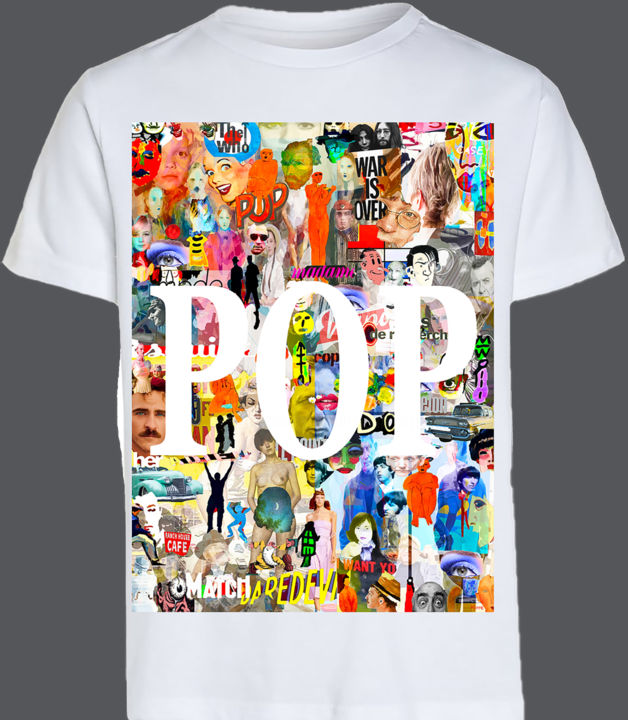 Digital Arts titled "POPTSHIRT" by Jean Mirre, Original Artwork