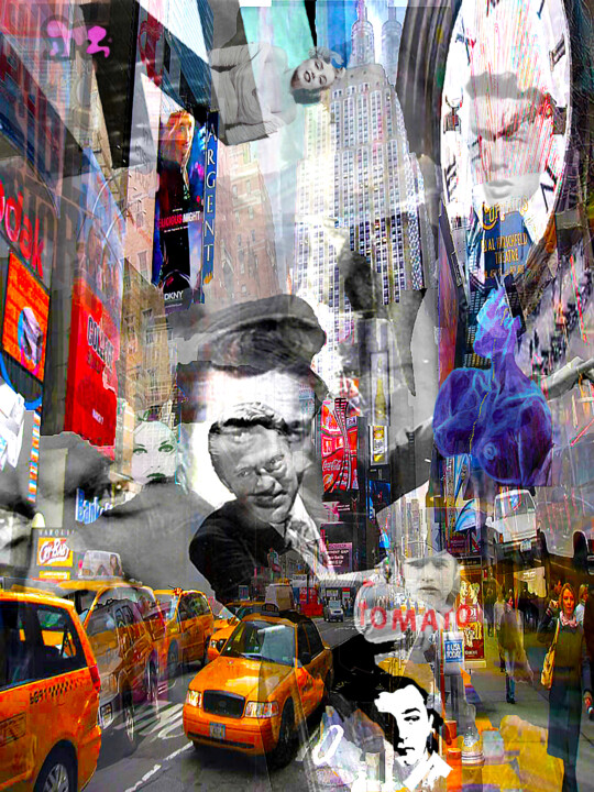 Digitale Kunst getiteld "Kane" door Jean Mirre, Origineel Kunstwerk, Foto Montage