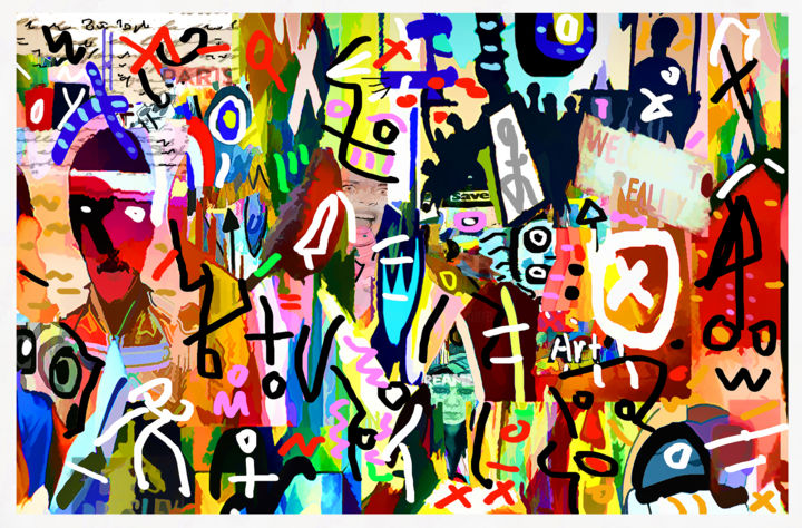 Digital Arts titled "MOUNTAIN" by Jean Mirre, Original Artwork