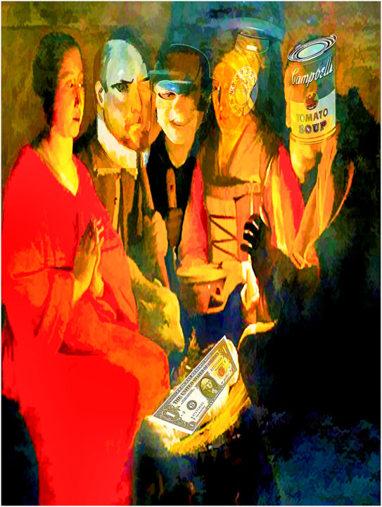 Digital Arts titled "HOLY NIGHT" by Jean Mirre, Original Artwork