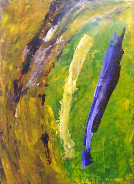 Painting titled "Ensemble" by Jeanne Ingrassia, Original Artwork