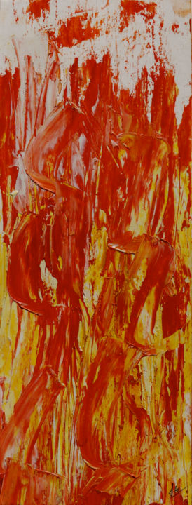 Malerei mit dem Titel "ON ECRIT SUR LES MU…" von Jeannette Allary, Original-Kunstwerk, Öl