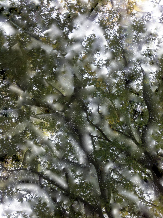 Photography titled "ABSTRAIT NEIGE" by Jeannette Allary, Original Artwork