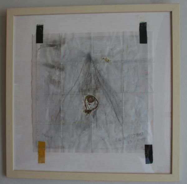 Peinture intitulée "Sans titre/ Carton…" par Jean Noël Bouet, Œuvre d'art originale,