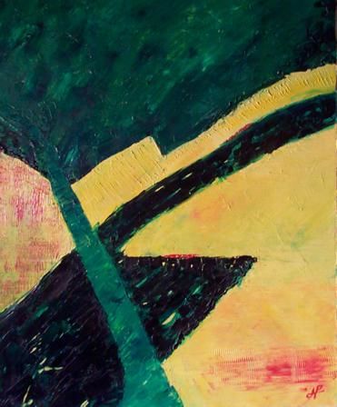 Peinture intitulée "Green" par Jeanpaquet, Œuvre d'art originale