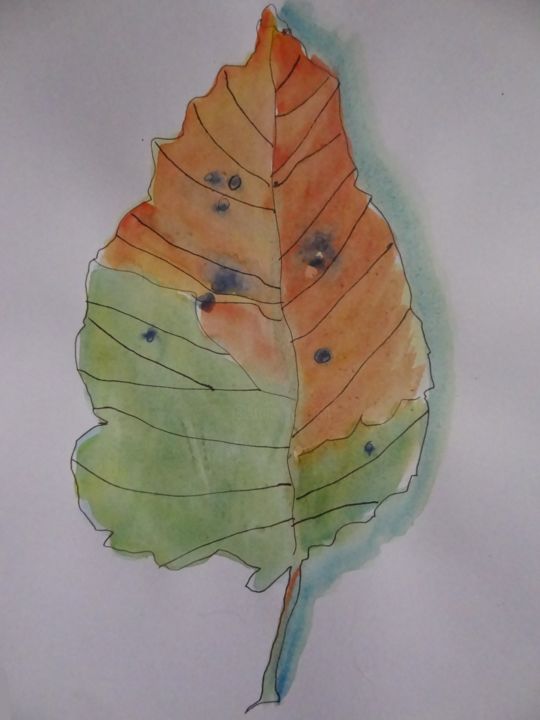 Peinture intitulée "dsc05041.jpg" par jeanpaulvignes, Œuvre d'art originale, Aquarelle