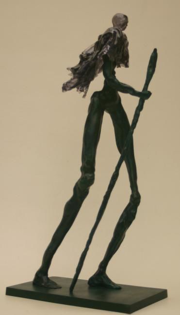 Sculpture intitulée "pélerin" par Jean-Pierre Bunel, Œuvre d'art originale, Métaux