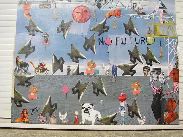 Painting titled "No future" by Jean Rumain, Original Artwork