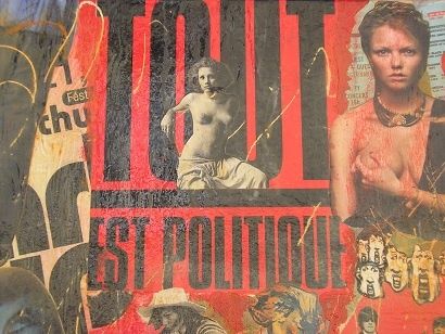 Peinture intitulée "TOUT EST POLITIQUE.…" par Jean Rumain, Œuvre d'art originale