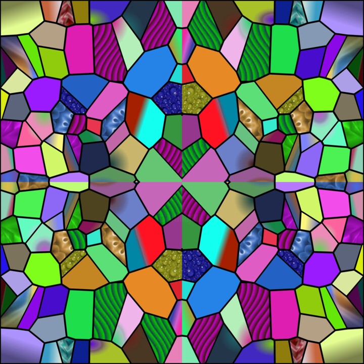 Digital Arts titled "Color Reflections #…" by Jeb Gaither, Original Artwork, 2D Digital Work