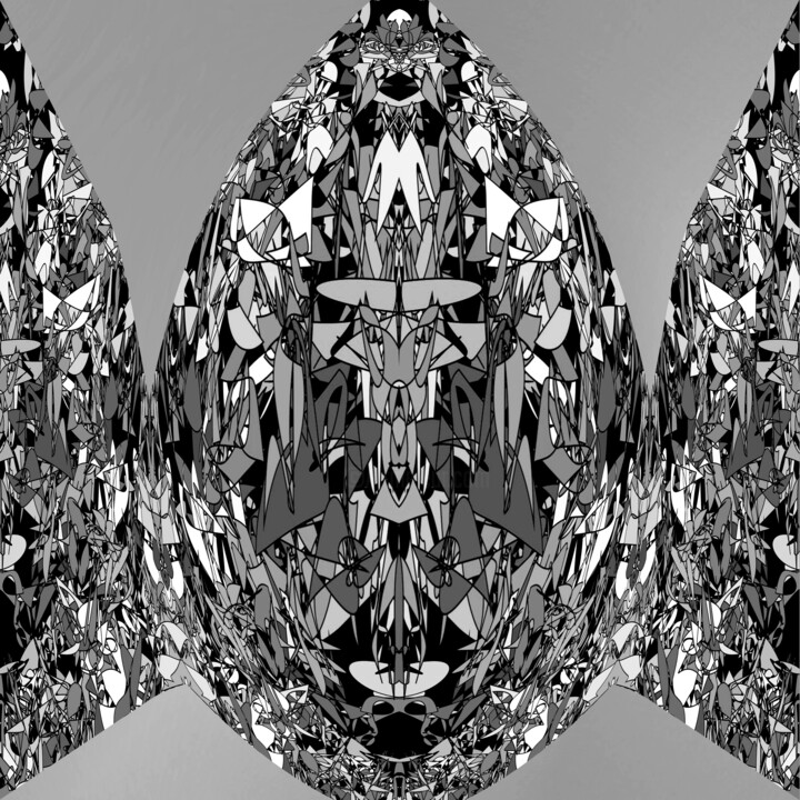 Digital Arts titled "Black And White Sha…" by Jeb Gaither, Original Artwork, 2D Digital Work