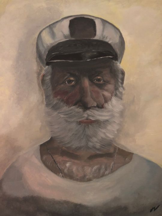 Painting titled "Weathered Seas" by Jason Vandemark, Original Art, Acrylic
