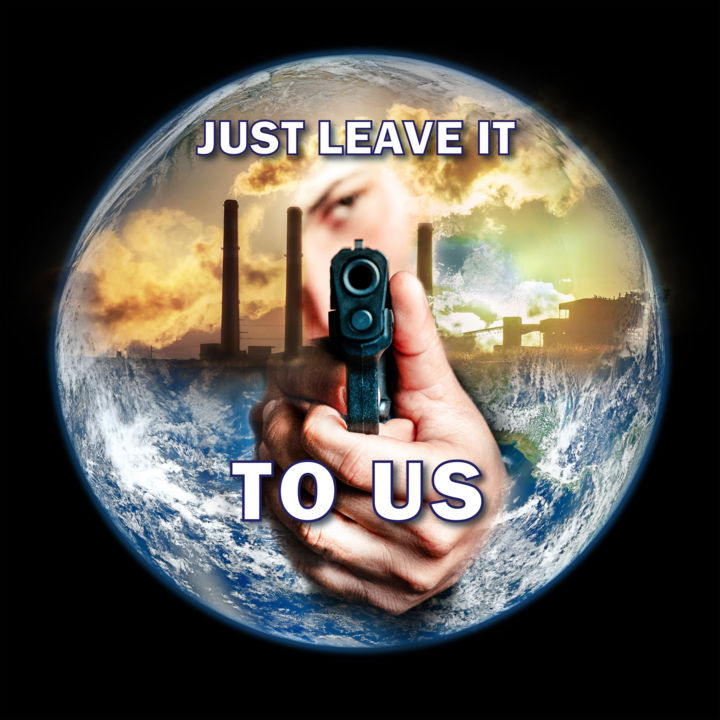 Digitale Kunst mit dem Titel "Just Leave It To Us" von Jeff Griffiths, Original-Kunstwerk, Fotomontage