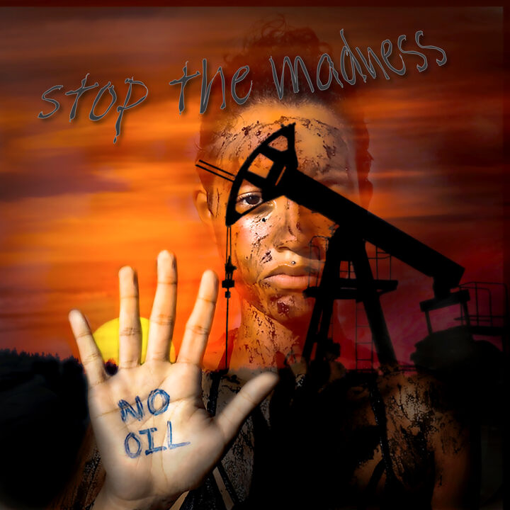 Arte digitale intitolato "Stop the Madness" da Jeff Griffiths, Opera d'arte originale, Fotomontaggio