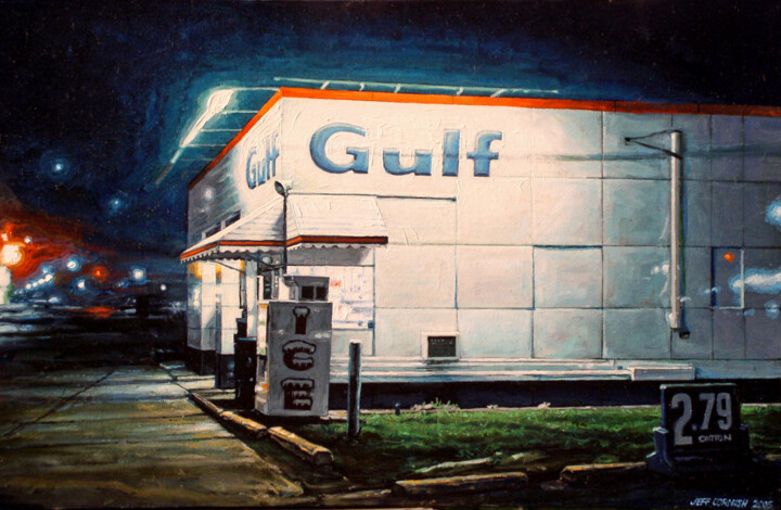 Painting titled ""Gulf"" by Jeff Cornish, Original Artwork, Oil