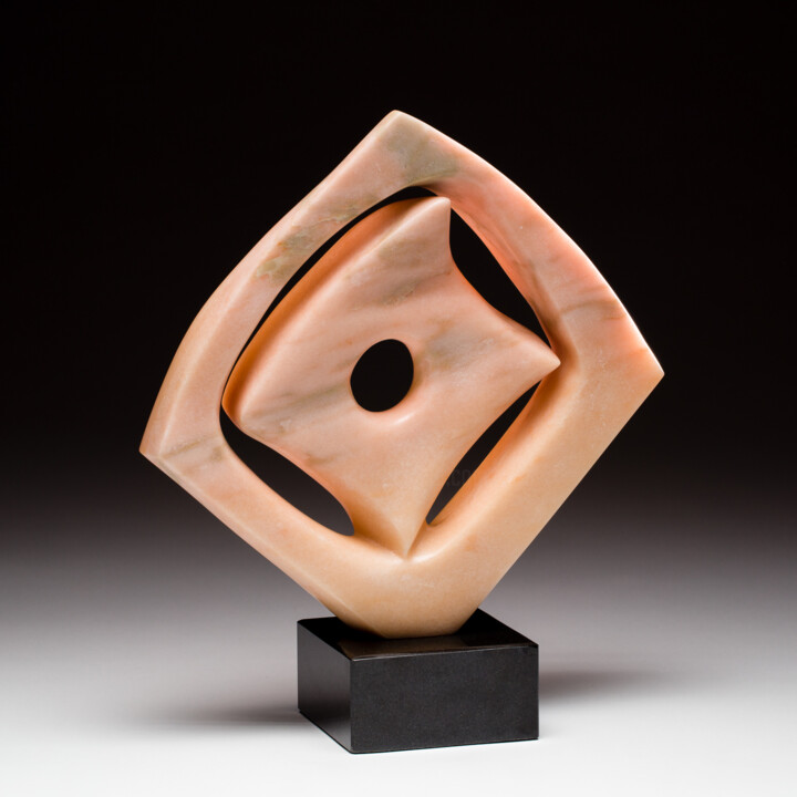 Sculpture titled "Barbara Rose" by Jeff Arnett, Original Artwork, Stone