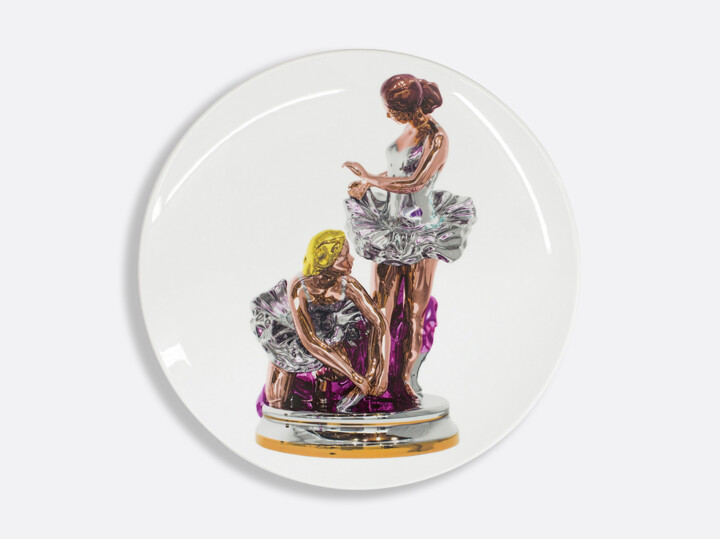 Sculpture titled "Coupe Ballerinas" by Jeff Koons, Original Artwork, Ceramics