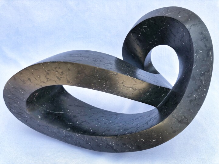 Escultura intitulada "Infinity" por Jeff Rosenfeld, Obras de arte originais, Pedra