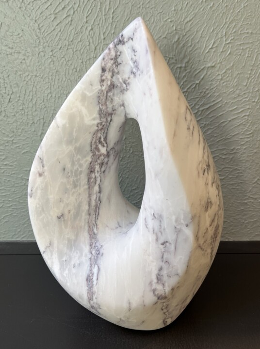 Sculpture titled "Harmonic Arc" by Jeff Rosenfeld, Original Artwork, Stone