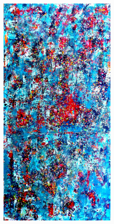 Malerei mit dem Titel "Canicule" von Jeff, Original-Kunstwerk, Acryl