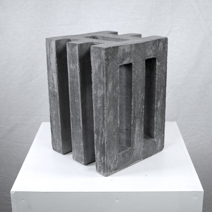 Rzeźba zatytułowany „PT-6619” autorstwa Jeffrey Arts, Oryginalna praca, Beton