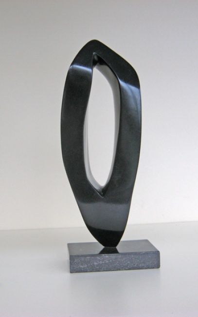 Sculpture titled "Look trough" by Jef Geerts, Original Artwork, Stone